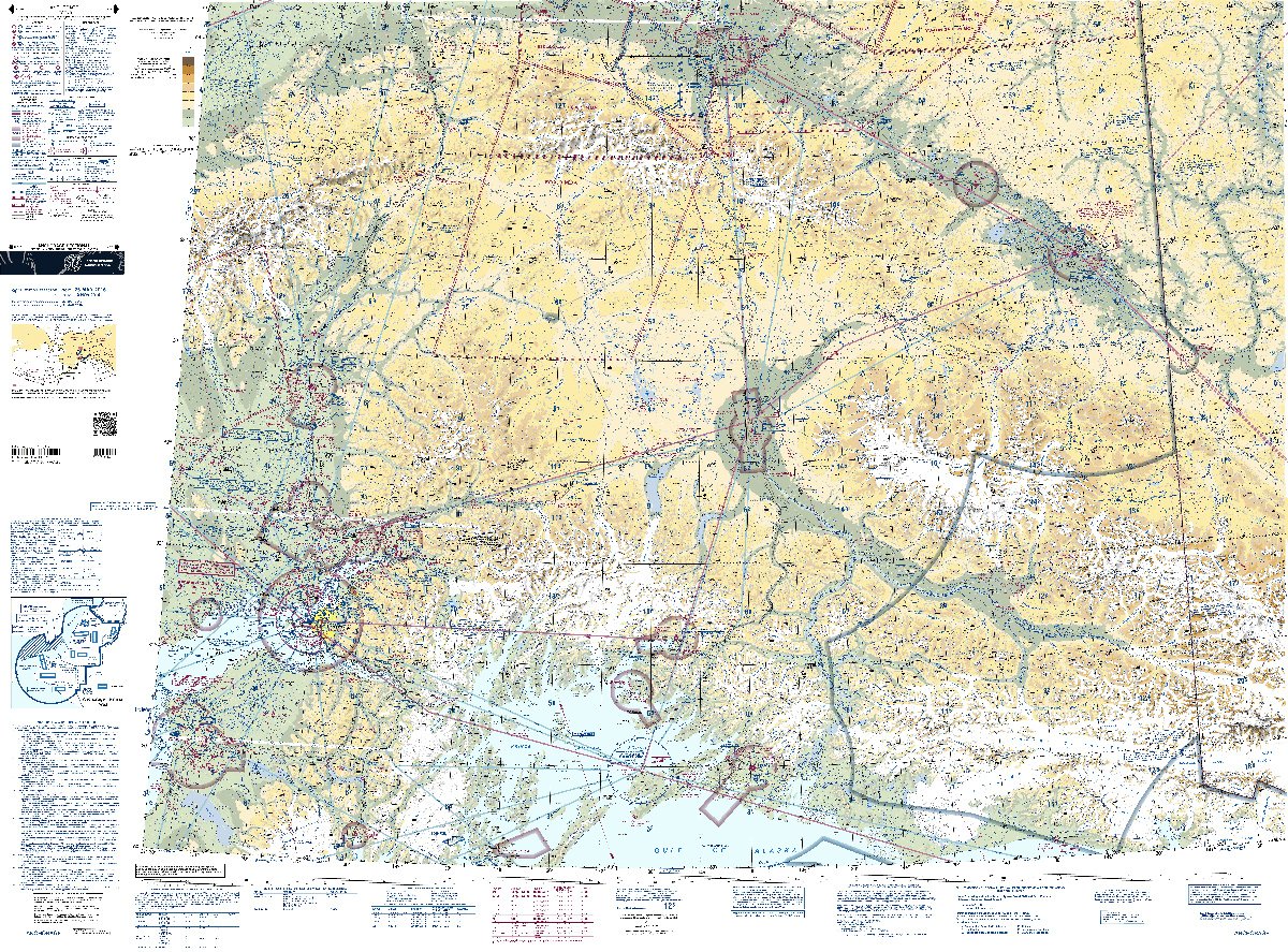 FAA Chart: VFR Sectional ANCHORAGE SANC (Current Edition) Electronics