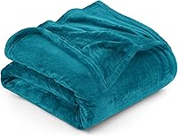 Vista 94 de Utopia Bedding - Manta de vellón de lujo, mullida, antiestática; manta de suave microfibra de 8.8 oz/yd² (300 g/m²) para sofá y cama; tamaño Negro