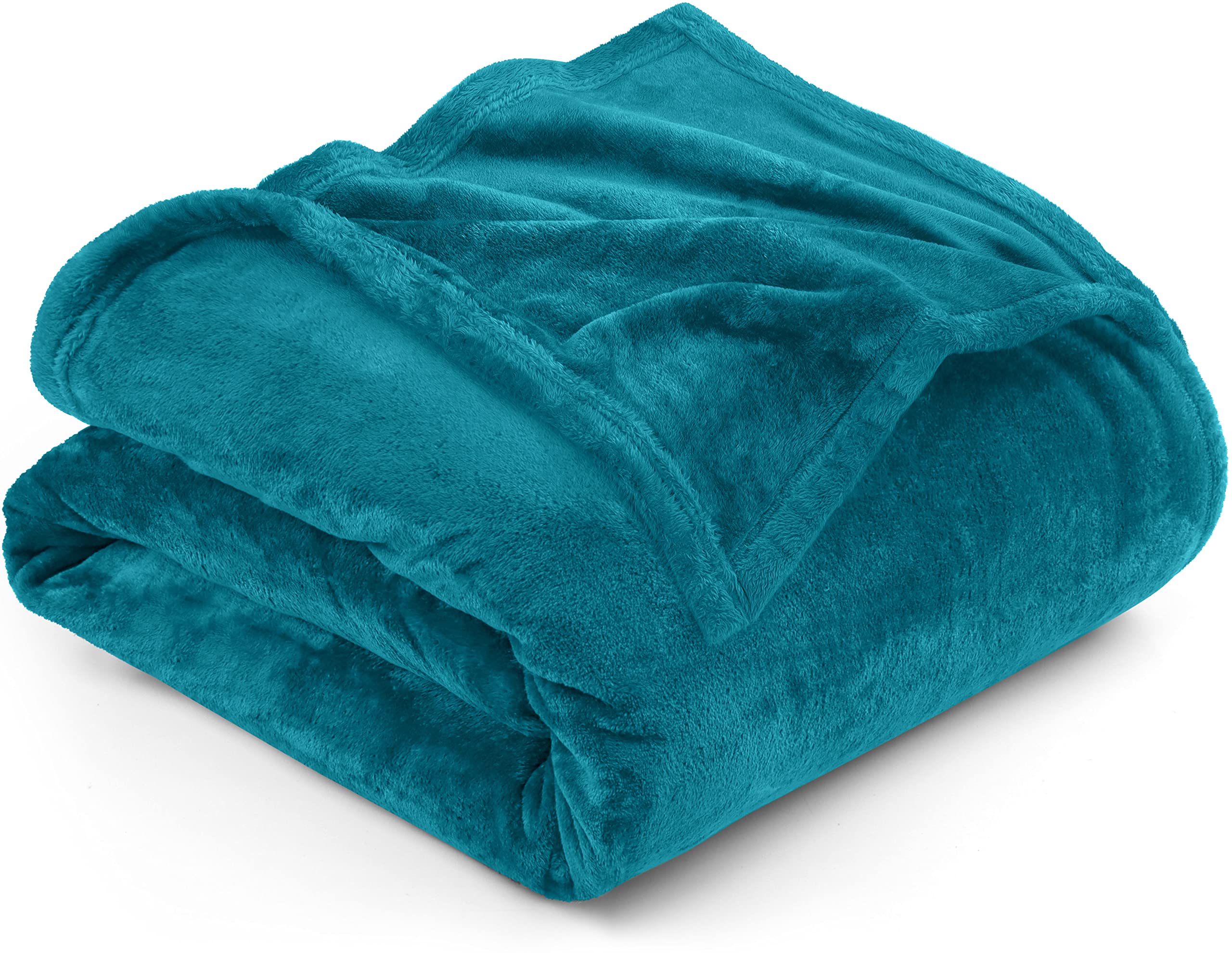 Utopia Bedding Fleece Blanket Full Size Turquoise 300GSM Luxury Fuzzy Soft Anti-Static Microfiber Bed Blanket (90x84 Inch)