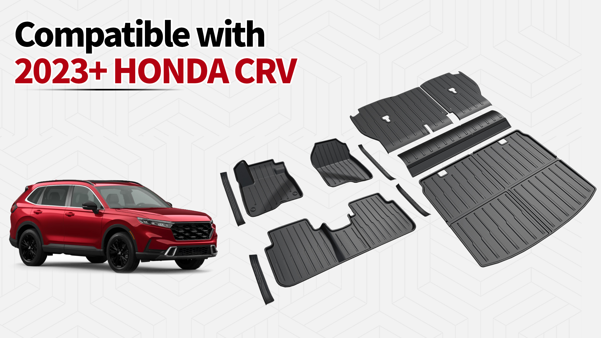 Amazon.com: JOULARISE Floor Mats Cargo Mat Set for Honda CRV 2026 