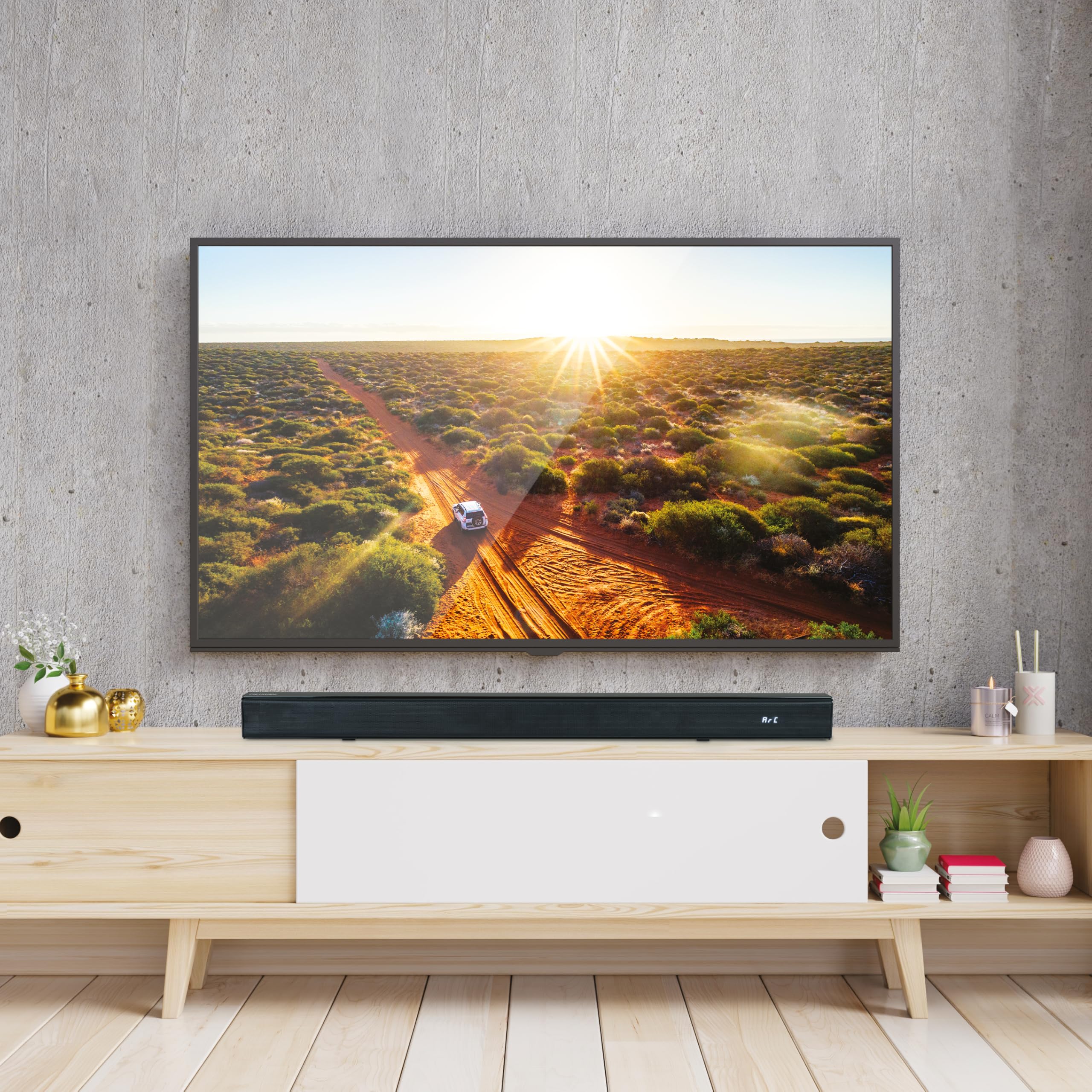 METRONIC Barre de Son TV 2.0 Bluetooth 5.3 Soundbar Home Cinéma