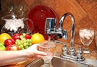 Vista 2 de Instapure Sistema completo de filtración de agua del grifo F5 (cromo con tapa cromada)