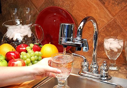 Miniatura 2 de Instapure Sistema completo de filtración de agua del grifo F5 (cromo con tapa cromada)