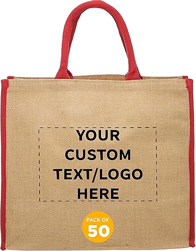 Fresno - Bolsas de yute ecológicas, - Personalizado - Negro