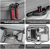 STARTRC Carrying Case for DJI Mini 4 Pro Accessories, Portable Travel Bag for DJI Mini 4 Pro Fly More Combo - Drone Shoulder Bag, Gray, Suitcase Set - 4