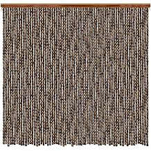 Beaded Curtain Wooden Room Divider Curtain Stylish Tassel Door Curtain Blindfold Curtain Entrance Noren Japanese Style Partition Curtain Bamboo Curtain Tamanoren Retro Home Goods Balcony Decoration