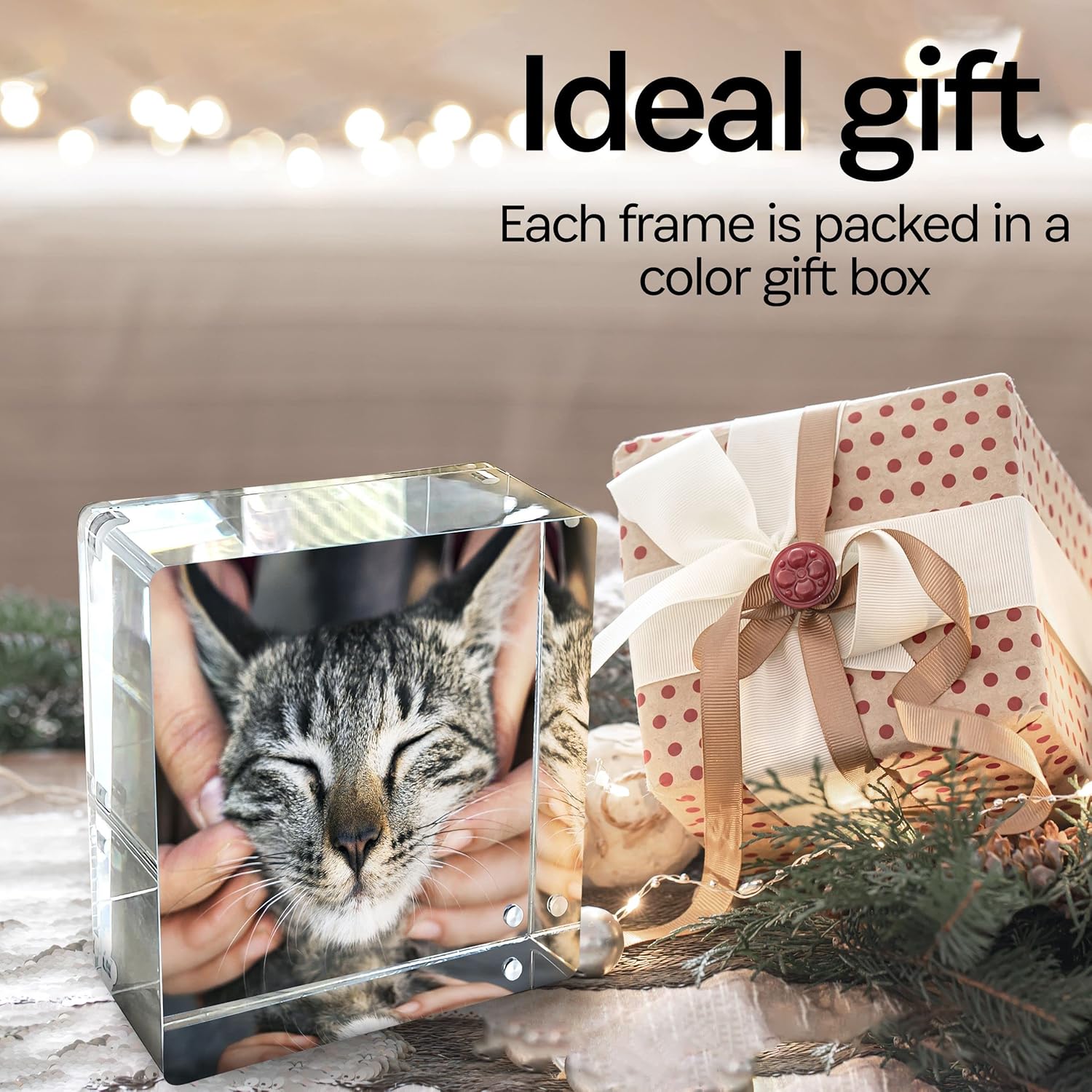 Canetti Prestige Picture Frame - Double Sided Magnetic Picture Frame for Home Decor