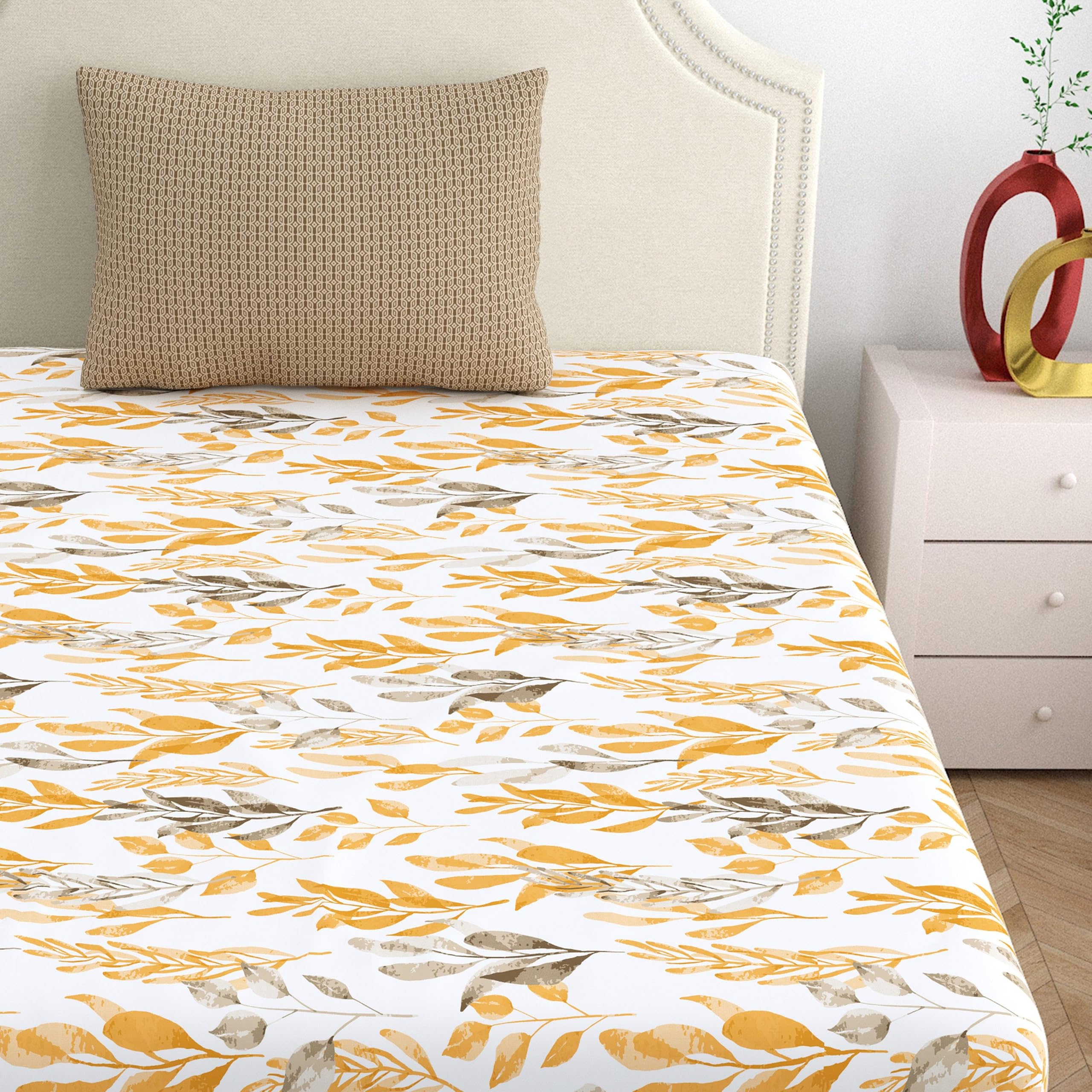Home Ecstasy 100% Cotton Single Bedsheet Set -3