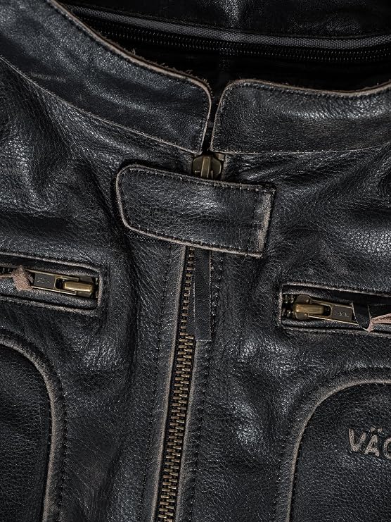 Adventure Retro Brown Motorcycle Leather Jacket