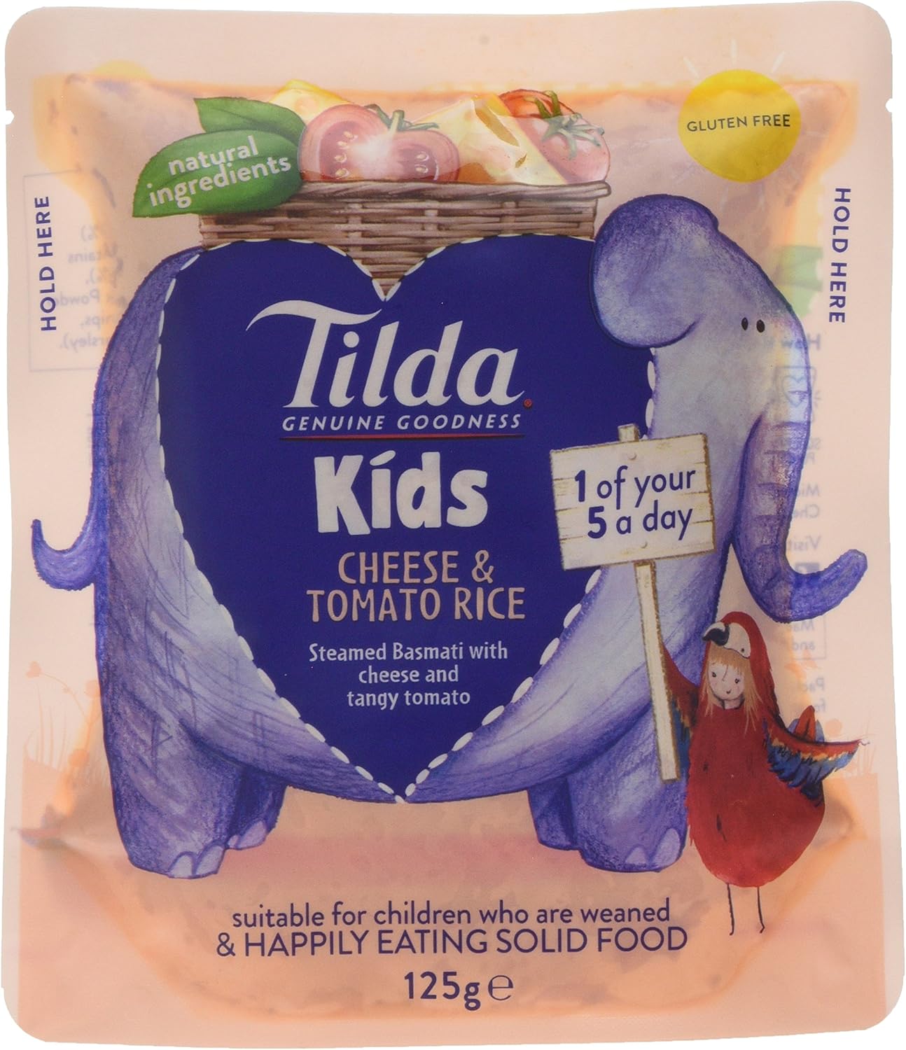 Tilda Kids Cheese and Tomato Rice 125 g (Pack of 9) Amazon.co.uk Grocery