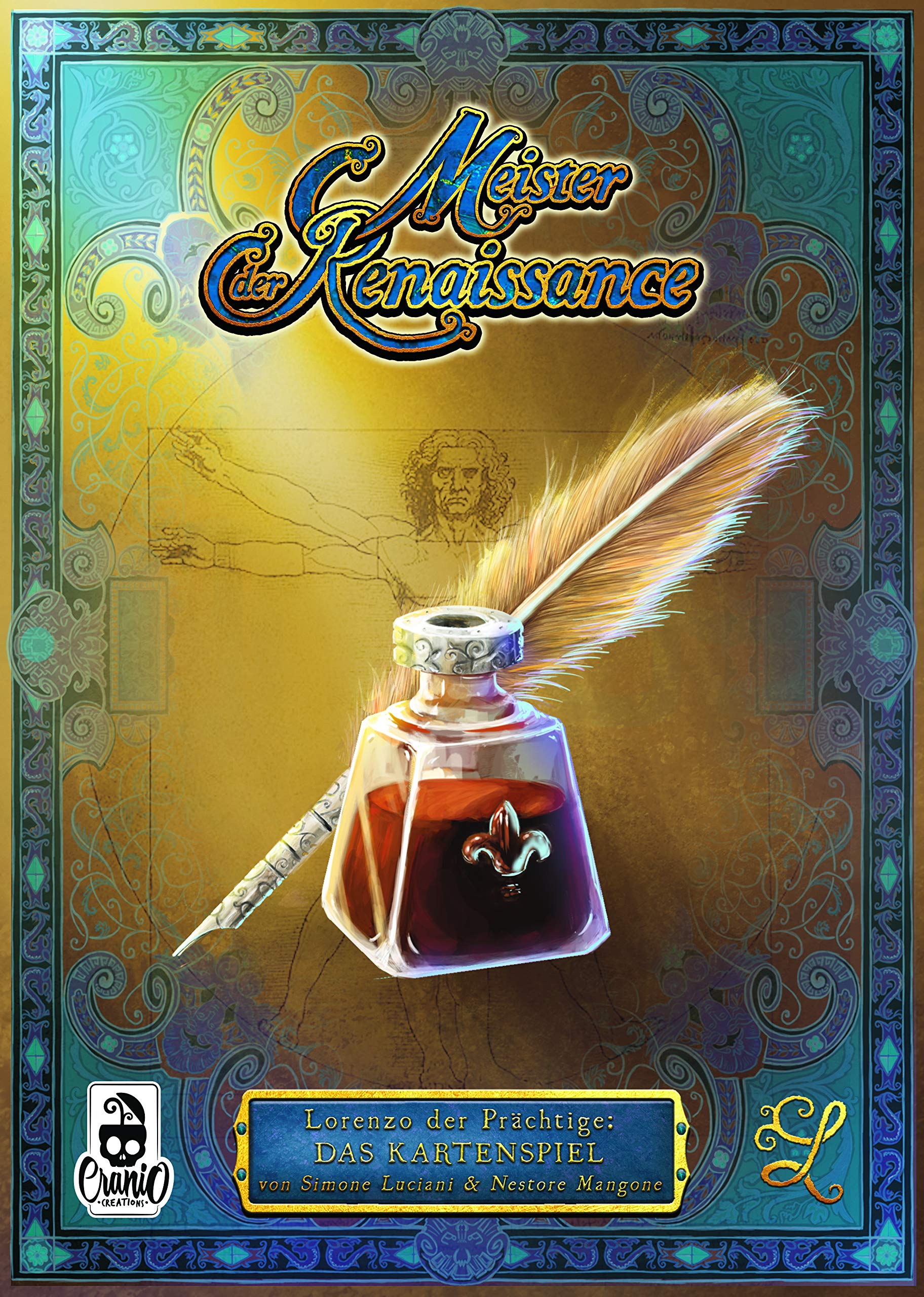 Meister der Renaissance |Cranio Creations| Deutsch | Kartenspiel | Für 1-4 Personen | ab 14 Jahren
