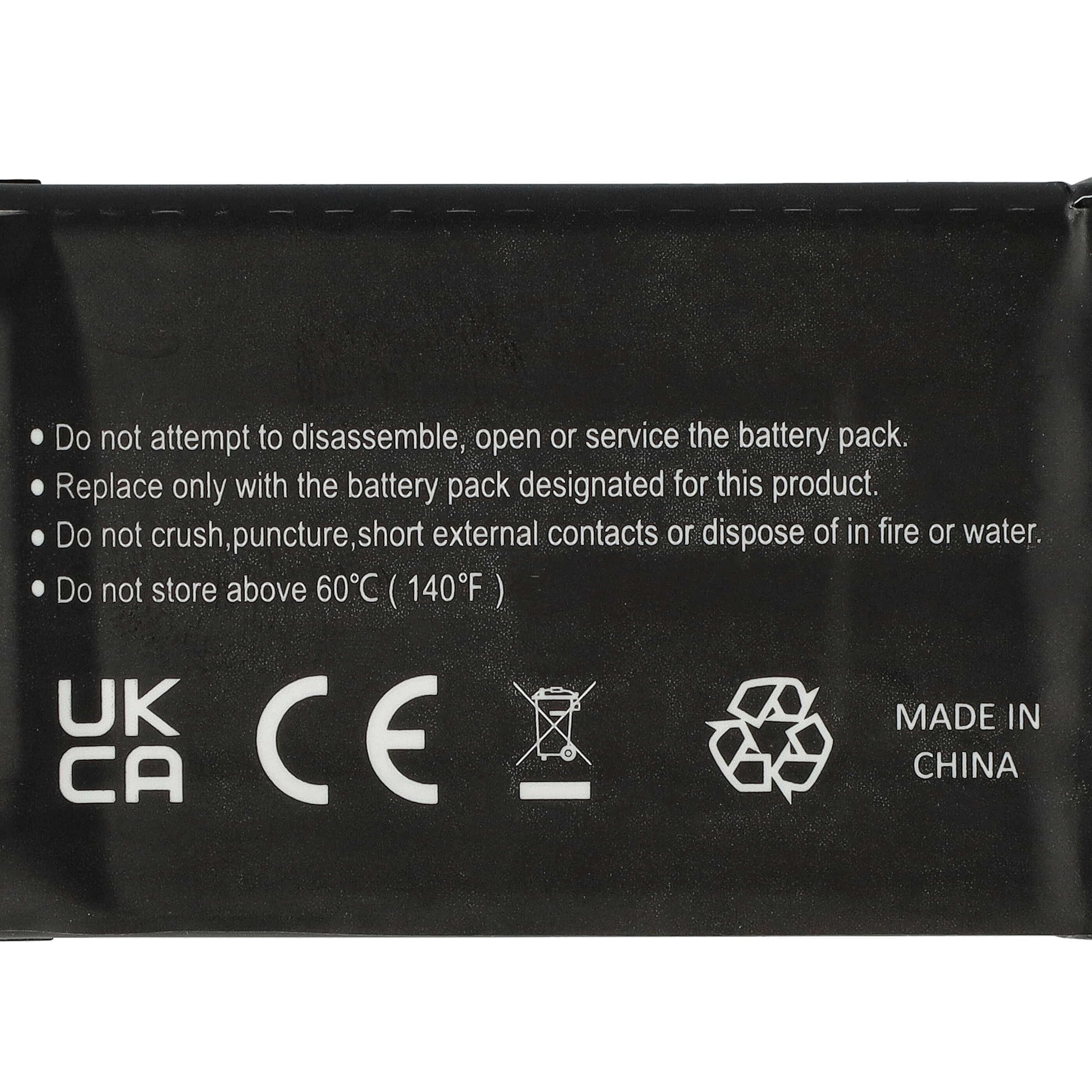 vhbw 3X Batterie Compatible avec Mitel 612d, 622d, 632d, 620d, 622dt, 610d, 612dt, 630d, 600d téléphone Fixe sans Fil (800mAh, 3,7V, Li-ION)