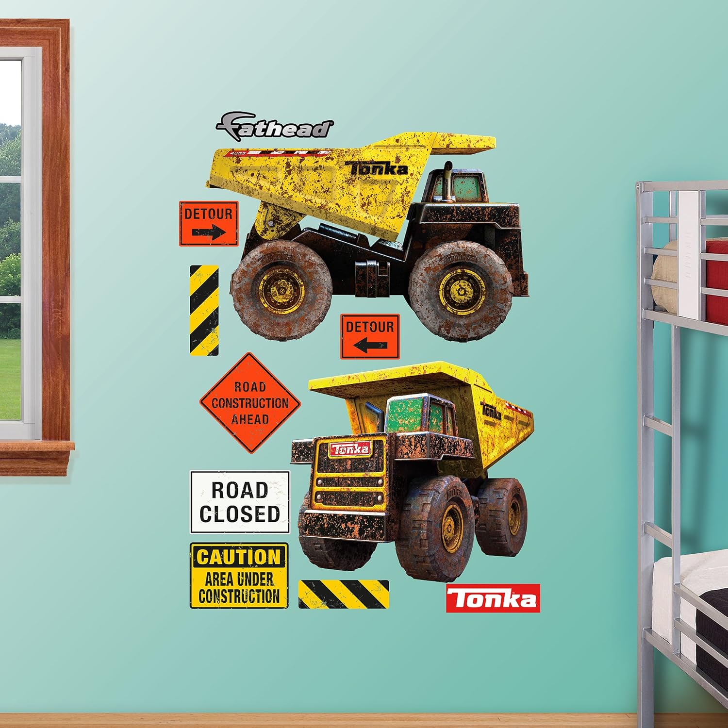 Fathead Tonka TS4000 Dump Trucks Real Big Wall Decal Amazon.ca