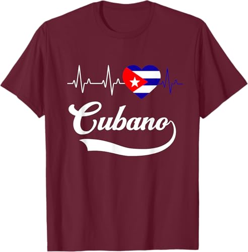 Miniatura 38 de Cubanito Baseball Flag Heart Souvenir Cubano Cuba Men Boy T-Shirt Black,Navy Blue,Dark Green,Dark Heather Grey,Heather Blue,Sapphire Blue,Royal
