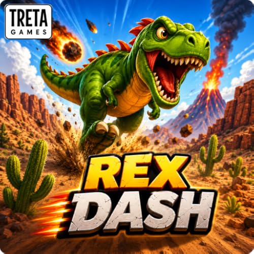 Rex Dash – Jeu de course de dinosaure, course infinie