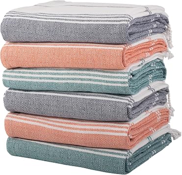 Lavish Home Turkish Beach Towel - Thumbnail 3
