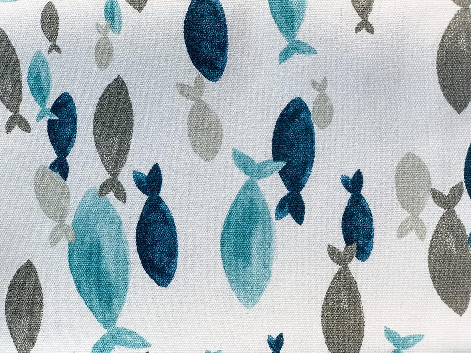 100% Cotton Hand Towel- Kitchen Dish Towel- Tea Towel - Flour Sack Towel (100% Cotton- Fish (6))