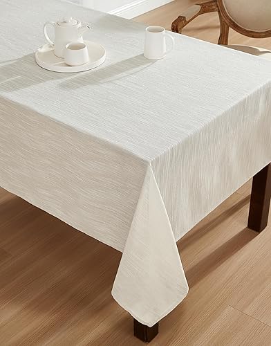 Miniatura 9 de Laura Ashley Arabesque - Mantel de tela brillante de lujo para cenas formales, vacaciones, bodas o fiestas, 60 x 84 pulgadas, dorado