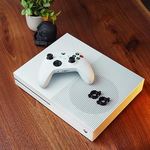 Miniatura 7 de Glistco Joy Guardians - Joystick Stabilizer Clamps Compatible with Xbox Series X and S Controllers (Black & White) (Black)