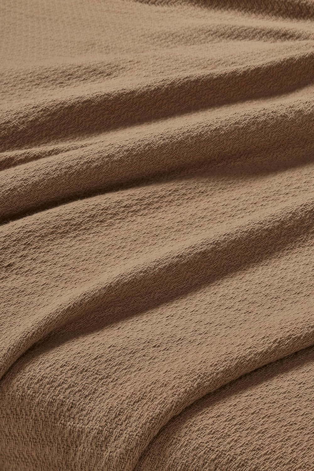 Superior Waffle Weave Cotton Blanket, Perfect for Bedroom, Living Room, Couch, Picnics, Travel, Beach, or Camping, Comfy Blanket, Bedroom Decor, Essentials, Honeycomb Knit, King Size, Camel - Image 4