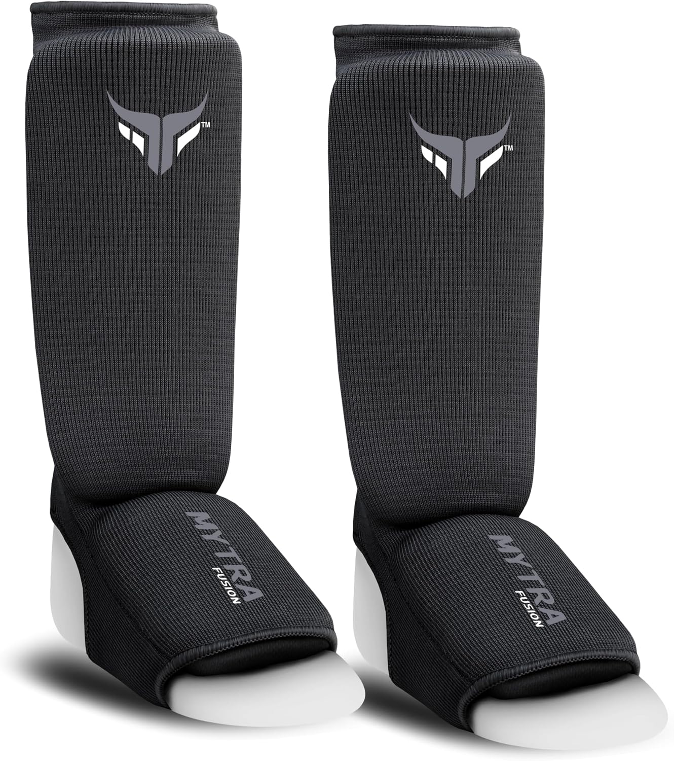 Mytra Fusion Kids Kickboxing Shin Guards Elasticated Shin Instep Protector Shin Guards MMA, Training, Sparring, Muay Thai shin Guards