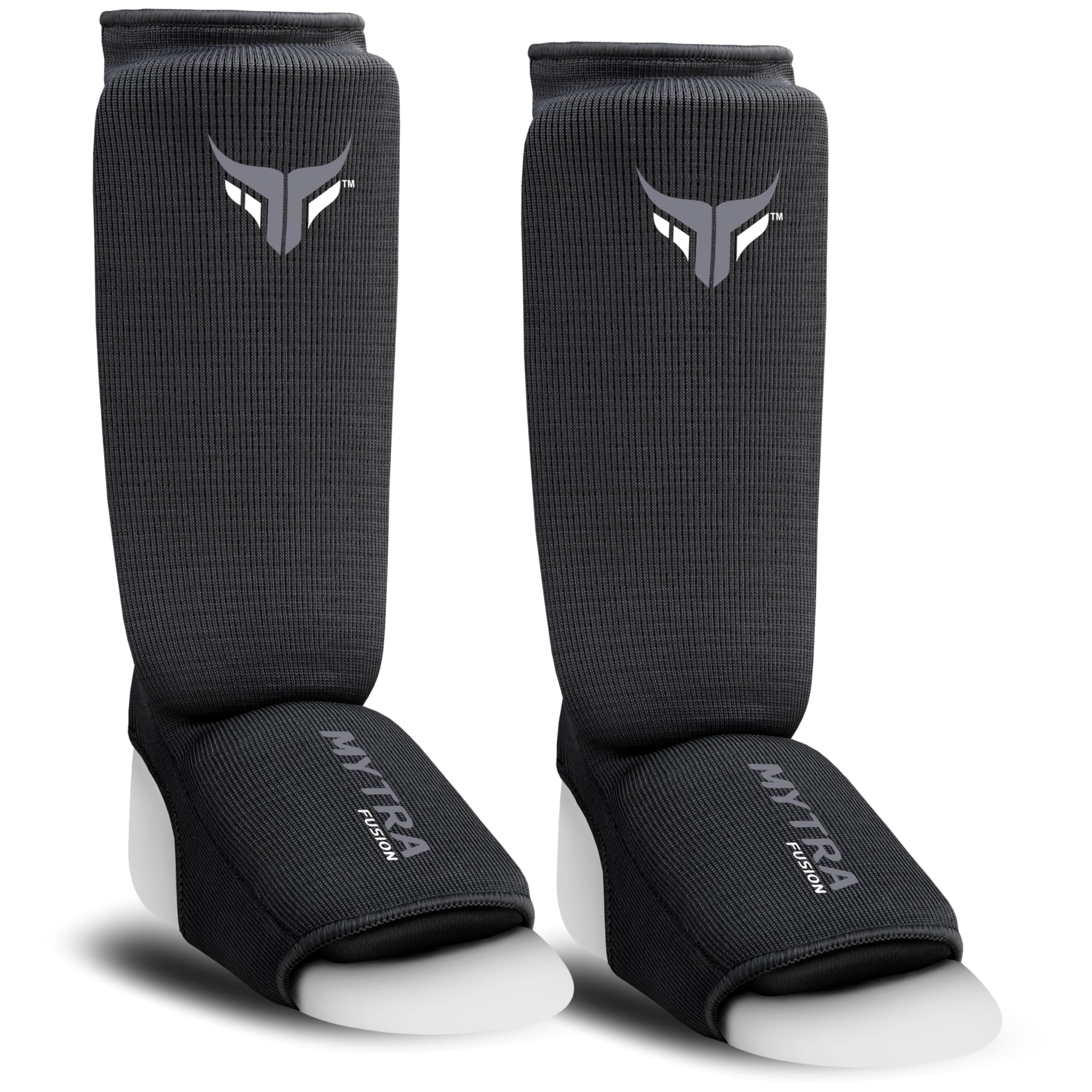 Espinilleras Kick Boxing Ligero Protector Estirable Acolchado Entrenamiento Muay Thai MMA Niño