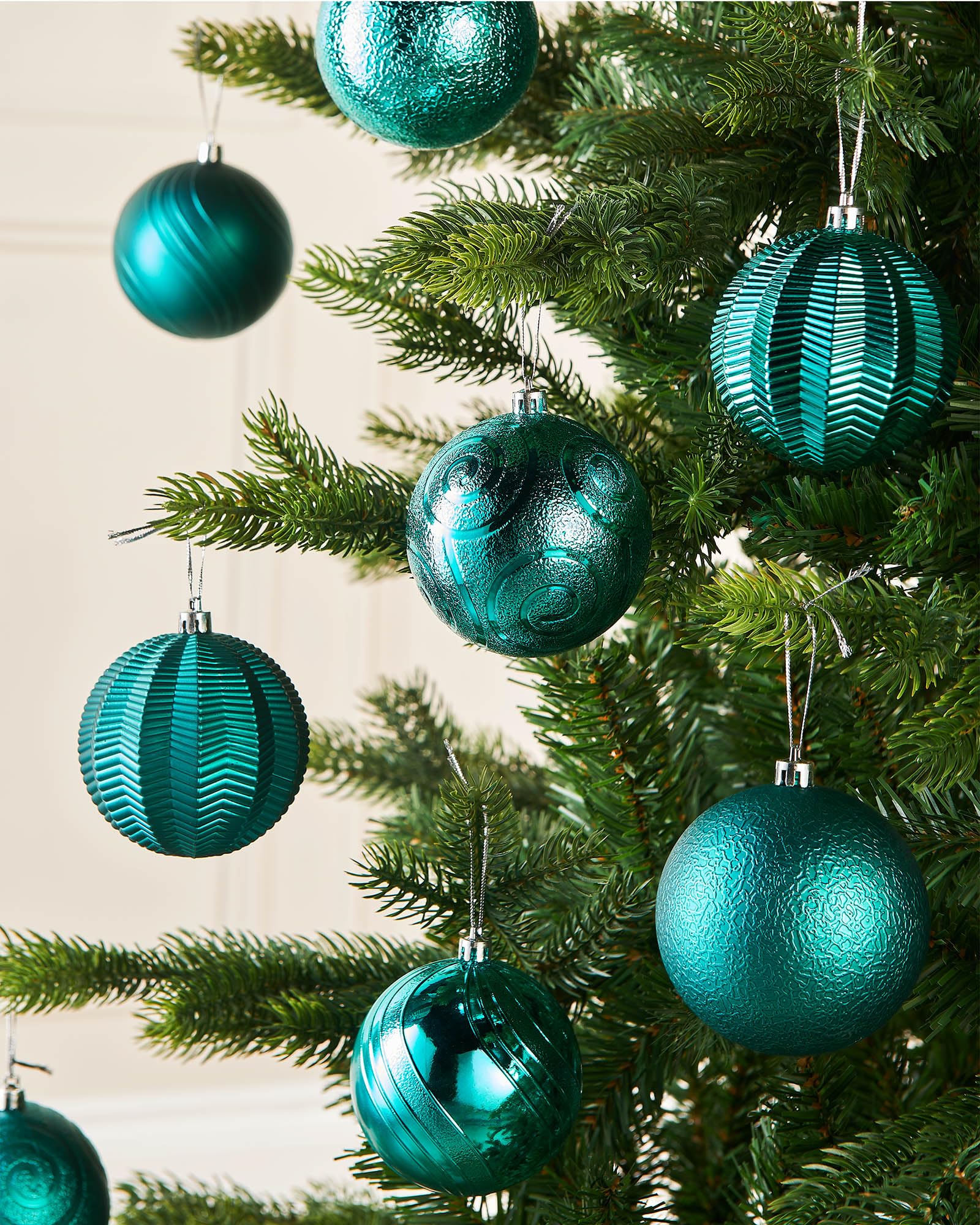 Werchristmas Teal Shatterproof Baubles