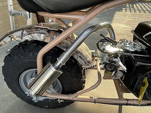 Miniatura 2 de Silenciador de escape para Predator 196cc 212cc Go Kart Mini Bikes, para Coleman CT200U-EX BT200x, para Coleman ct100u / cc100x Mini Bike y para