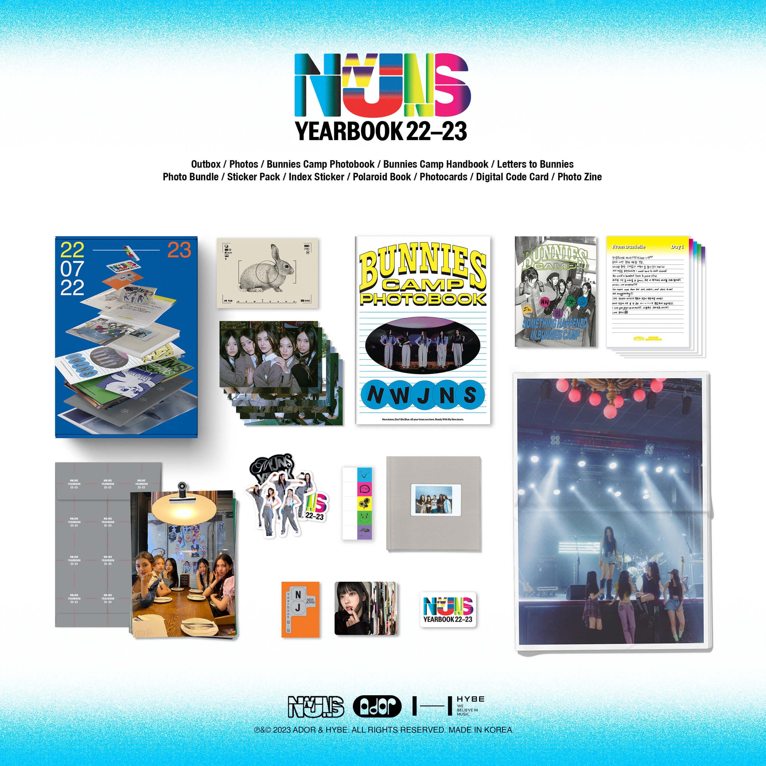 Amazon.com: NewJeans Album - NewJeans Yearbook 22-23' Photobook