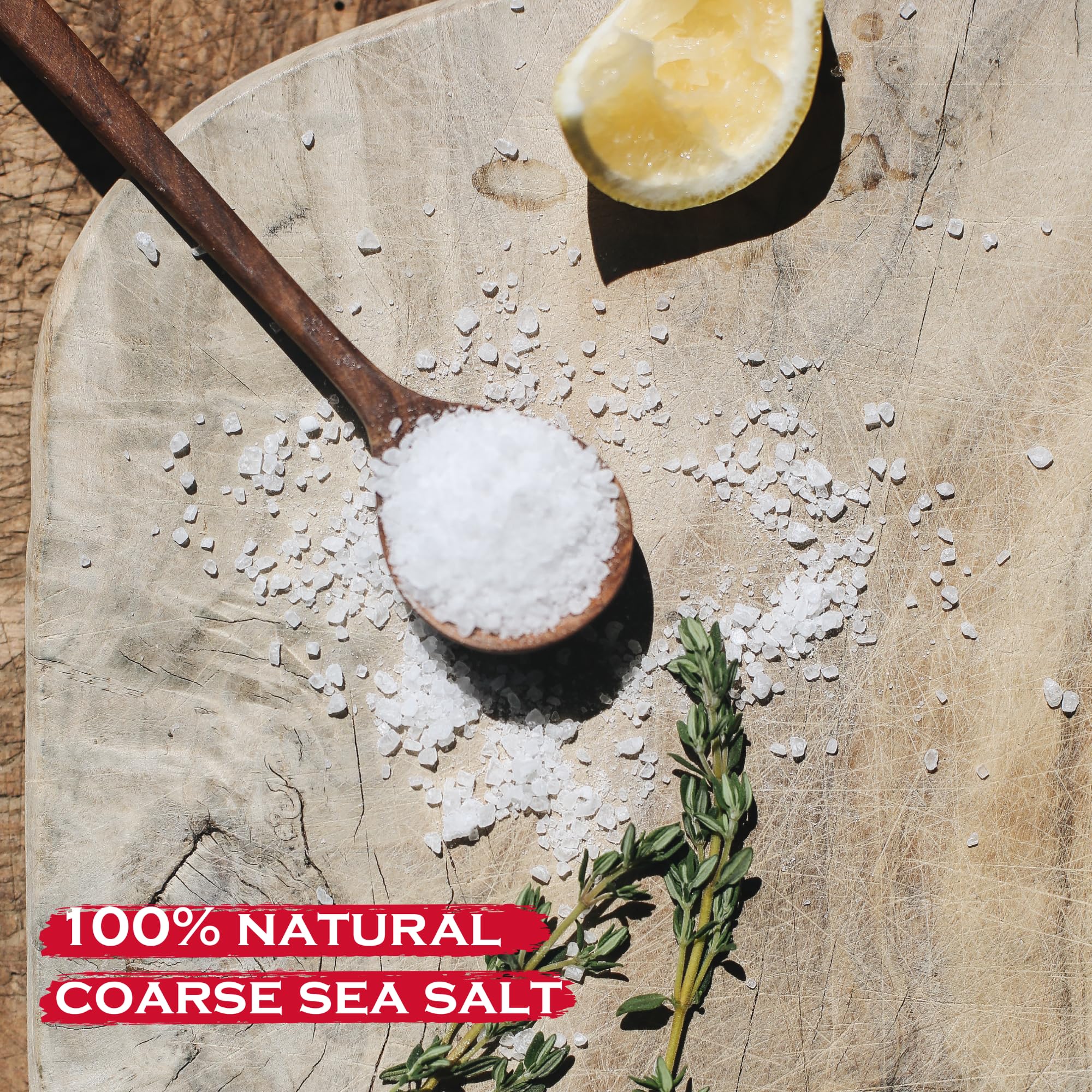 Amazon.com : La Baleine Coarse Sea Salt Canister, All-Natural