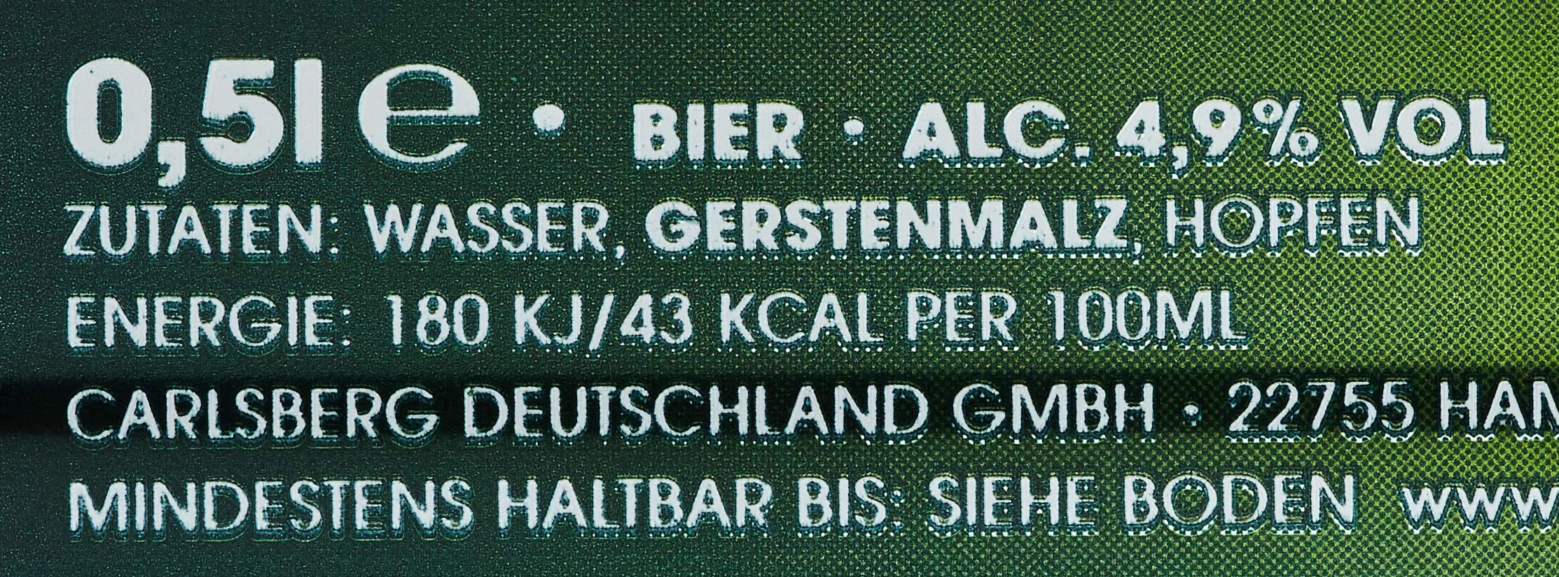 Tuborg Pilsener, Bier Dose Einweg (24 X 0.5 L) Dosenbier