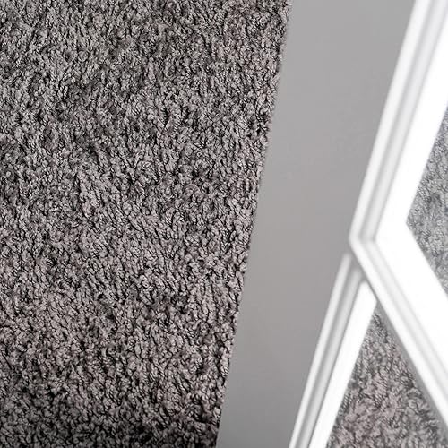 Miniatura 6 de Unique Loom Solid Shag Collection - Alfombra de área (7' 10" x 10' ovalada, gris grafito)