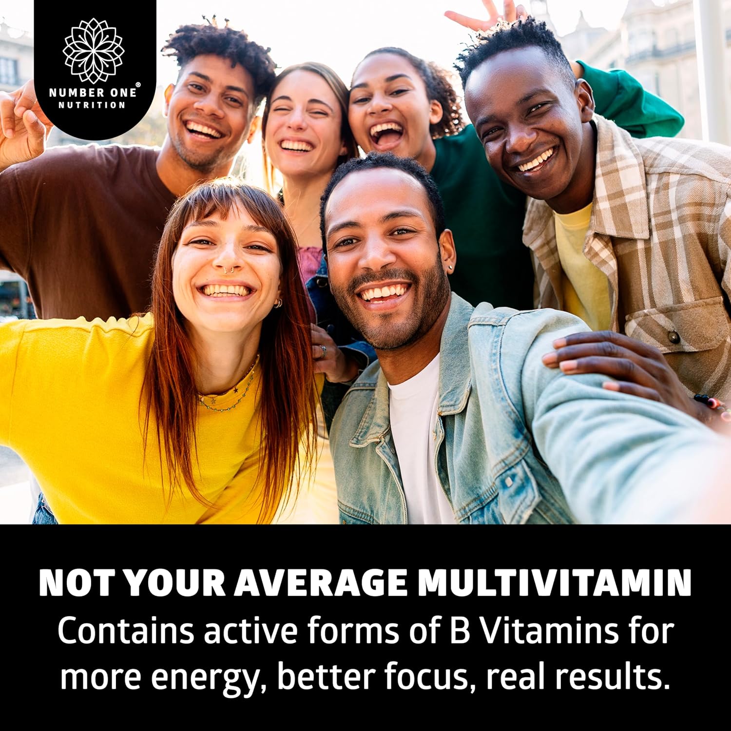 Number One Nutrition Methylated Multivitamin for Women & Men, Natural Daily Multivitamins with Folate, Vitamin B12, Vitamin B2 and B6, Non-GMO, Gluten-Free, 120 Caps - Image 4