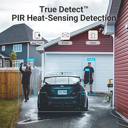 Miniatura 6 de Swann Cámara de seguridad inalámbrica, cámara de seguridad para el hogar 1080p Full HD para interiores y exteriores, impermeable, cámara de