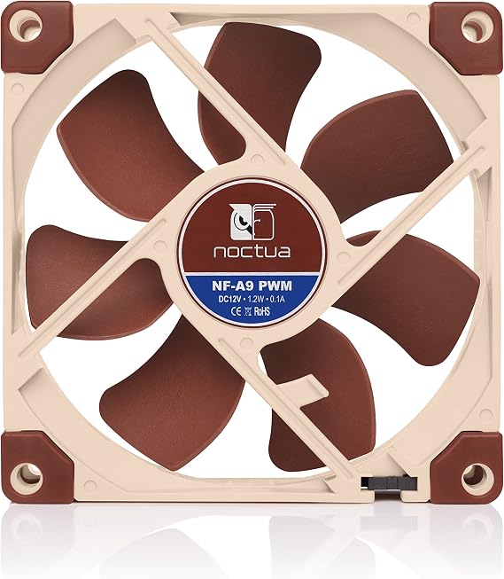 Noctua NF-A9 PWM, Premium Quiet Fan, 4-Pin (92mm, Brown)
