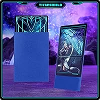 Vista 2 de Titanshield - Fundas de cartas coleccionables para juegos de mesa de tamaño regular (150 unidades), protector de cartas de magia, The Gathering