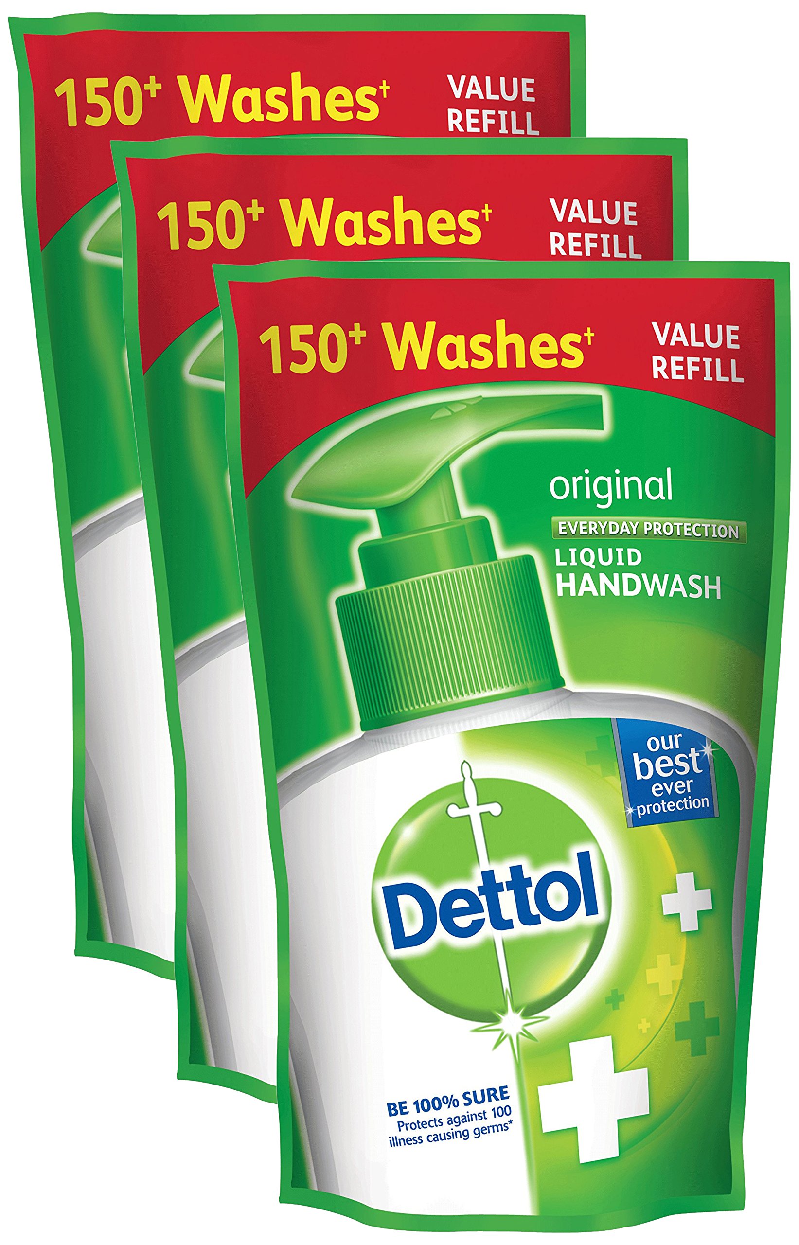 Spar Combo - Dettol Liquid Handwash Refill, Original, 185ml (Pack of 3) Promo