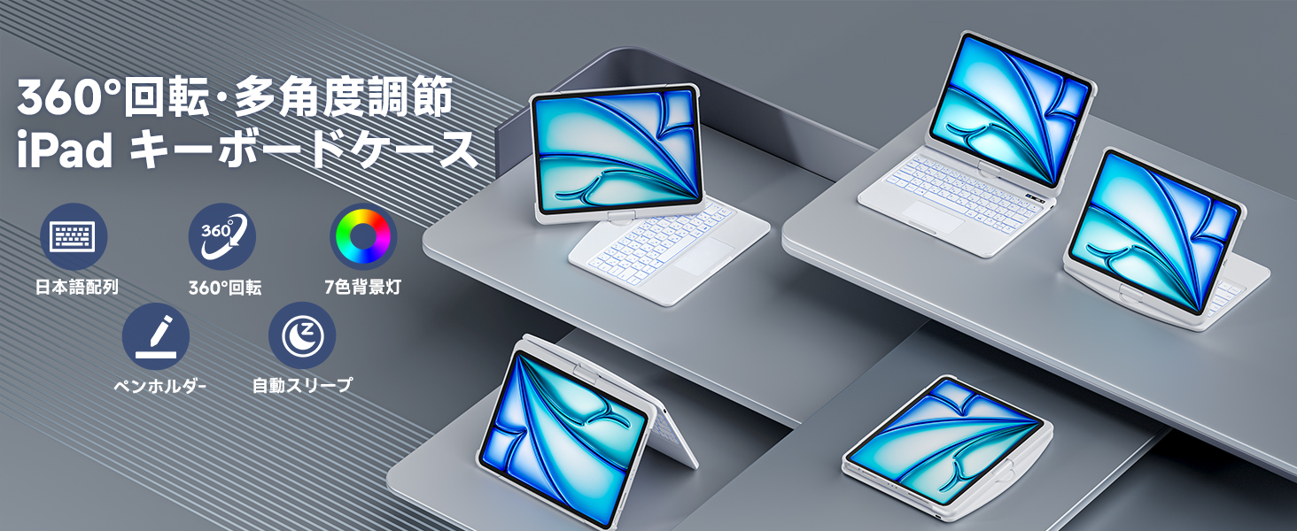 Amazon.co.jp: Sencela iPad用キーボード付きケース iPad11th(A16