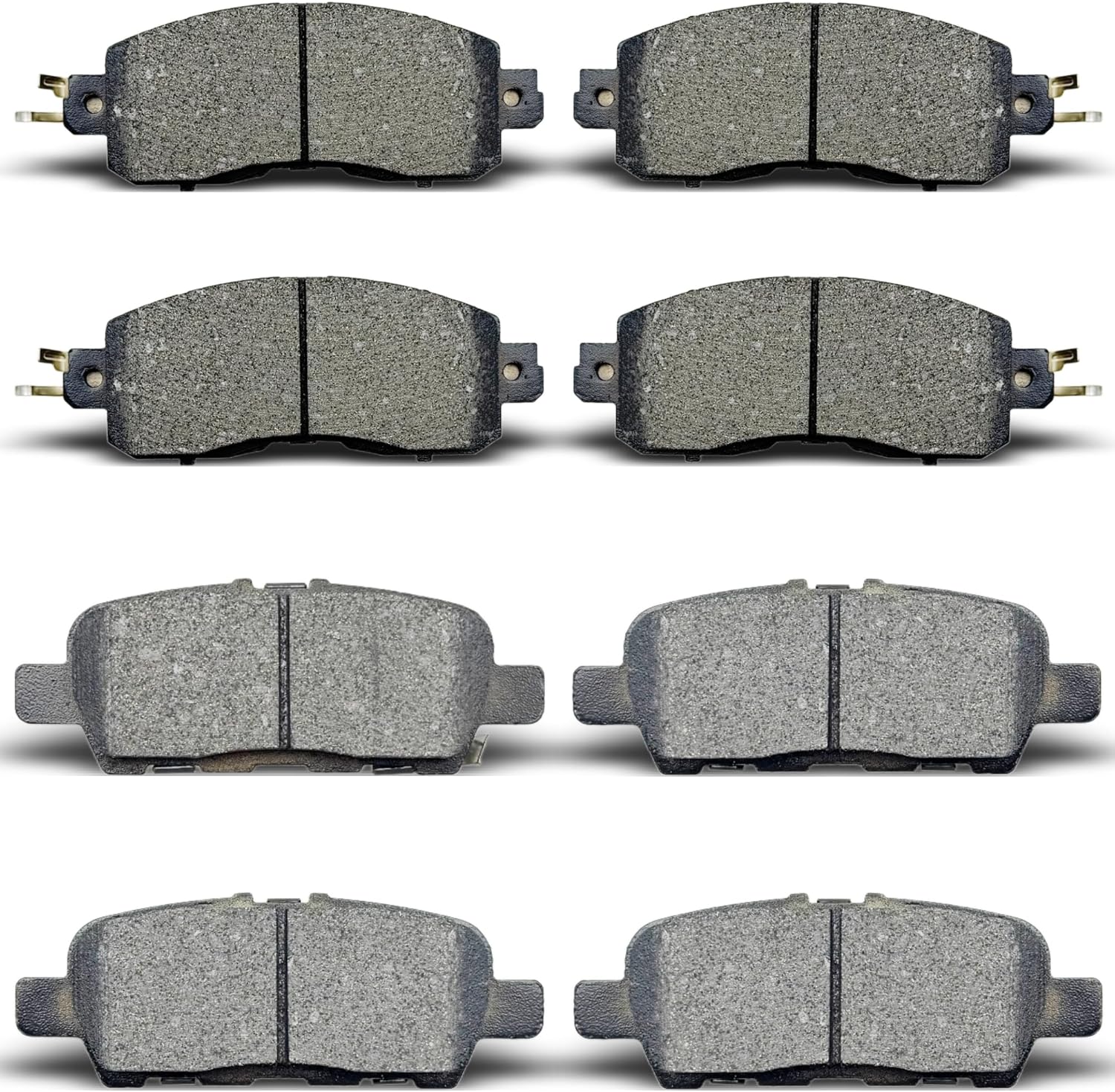 Front Rear Brake Pads Compatible with 2013 2014-2022 Nissan Altima (D1415 D1650)