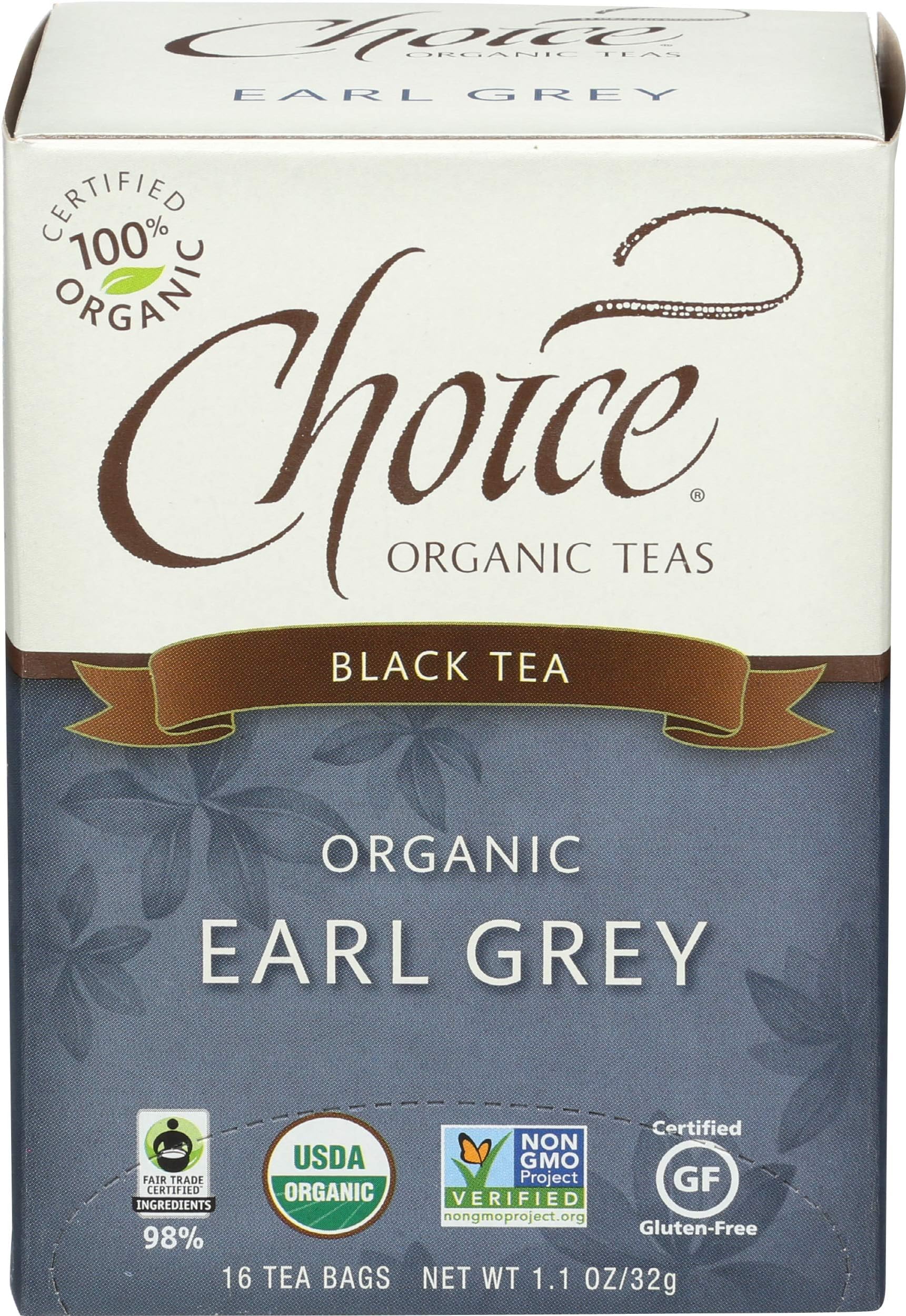 Choice Organic, Earl Grey Tea, 16 ct