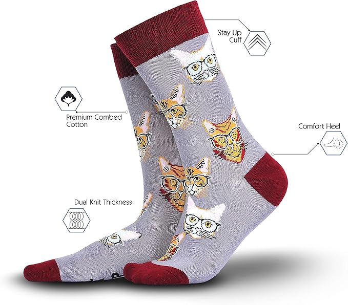 Cavertin Calcetines de Novedad para Mujer con Caja de Regalo miniatura 5