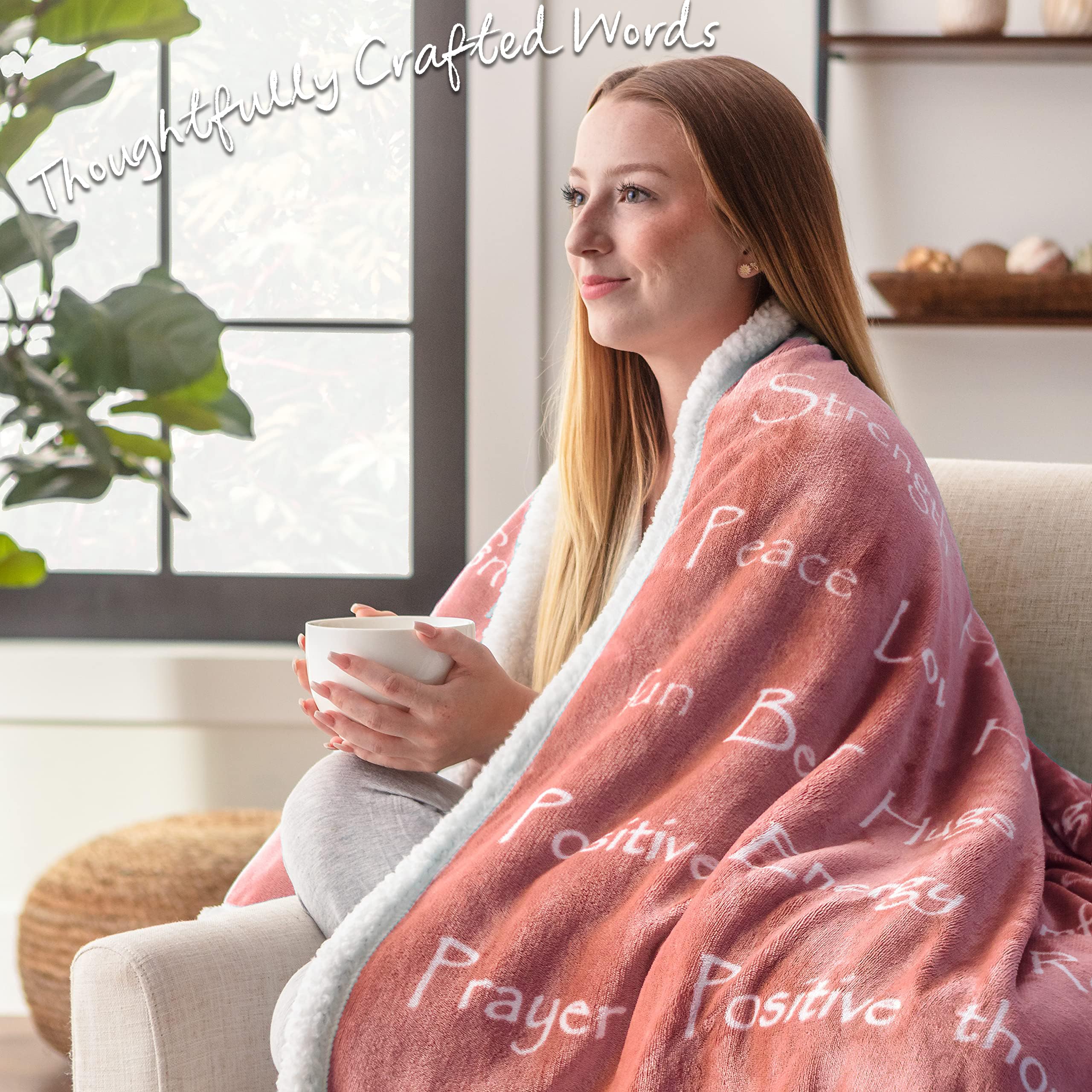Amazon.com: Chanasya Premium Healing Warm Hugs Gift Throw Blanket -  Sympathy Gift Breast Cancer Chemo Survivor Get Well Caring Gifts - Comfort  Pink Gift Blanket for Love Support Women Grandma Friend -