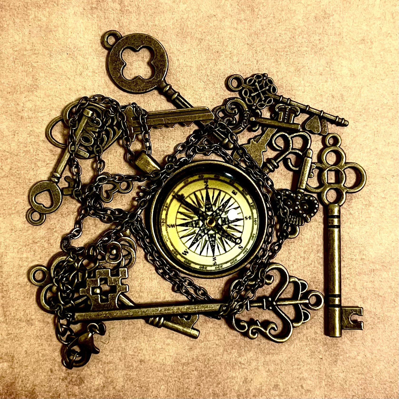 Amazon.co.jp: アンティーク風 インテリア小物セット イミテーション