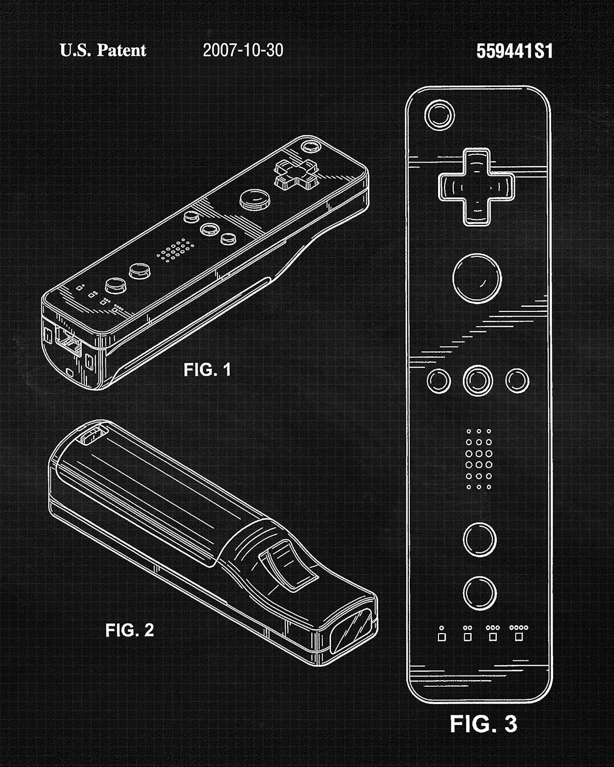 Classic Video Game Console Controller Patent Prints, 6 (8x10) Unframed Photos, Wall Art Decor for Home Work Office Studio Tech Lounge Robotics Gears Online Battle Royales Gaming Shop School Student Teacher