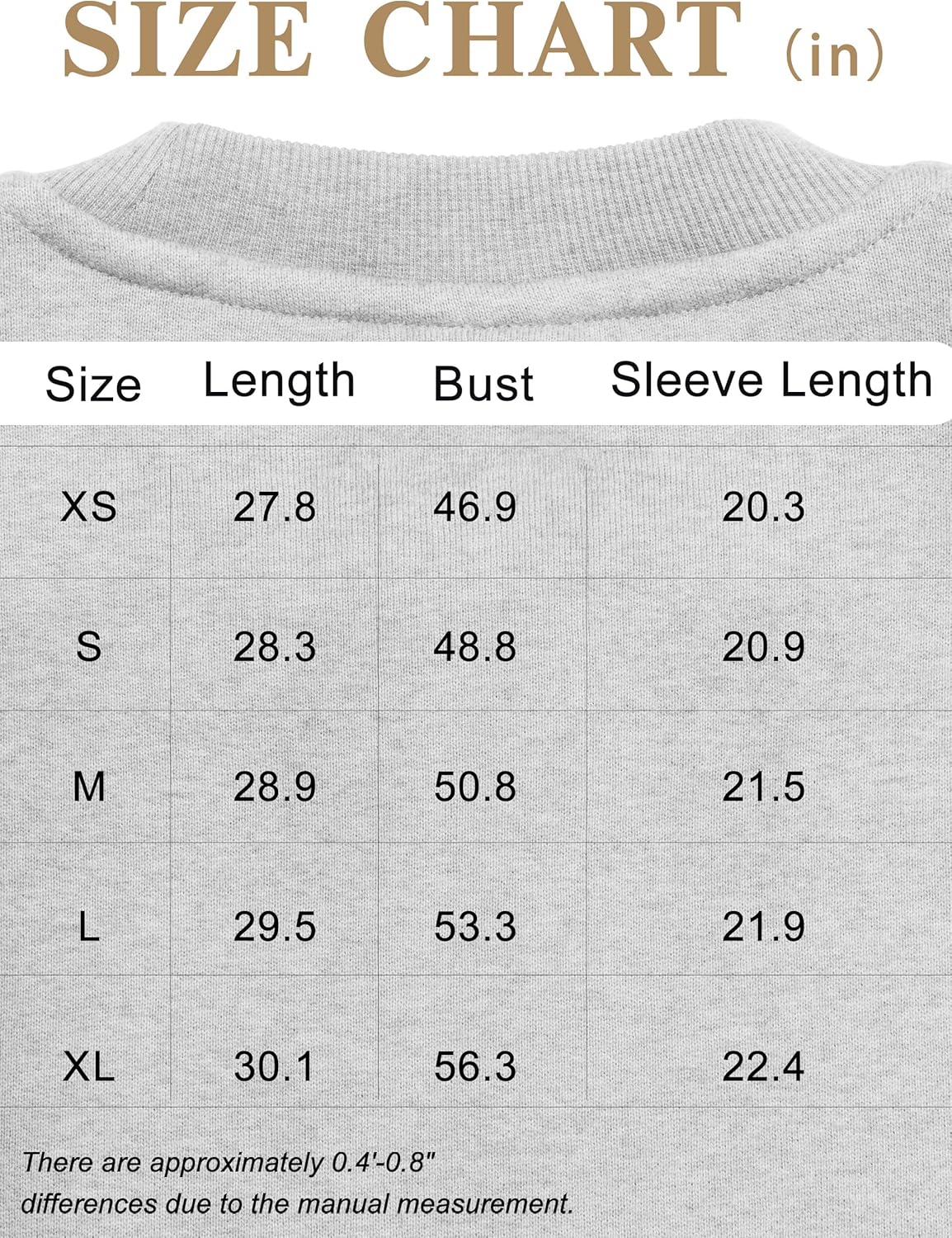 VIUTIL Womens Oversized Crewneck Sweatshirt Fleece Casual Loose Pullover Tops 2026 Winter Clothes - Image 6