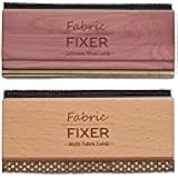 Cashmere and Multi-Fabric Sweater Comb Combo (Cedar Wood Handle Double Edge Design) Manual Fabric Defuzzer Wool Lint Shaver Comb Scraper for Clothing Pills, Furniture, Sheets and Fabrics