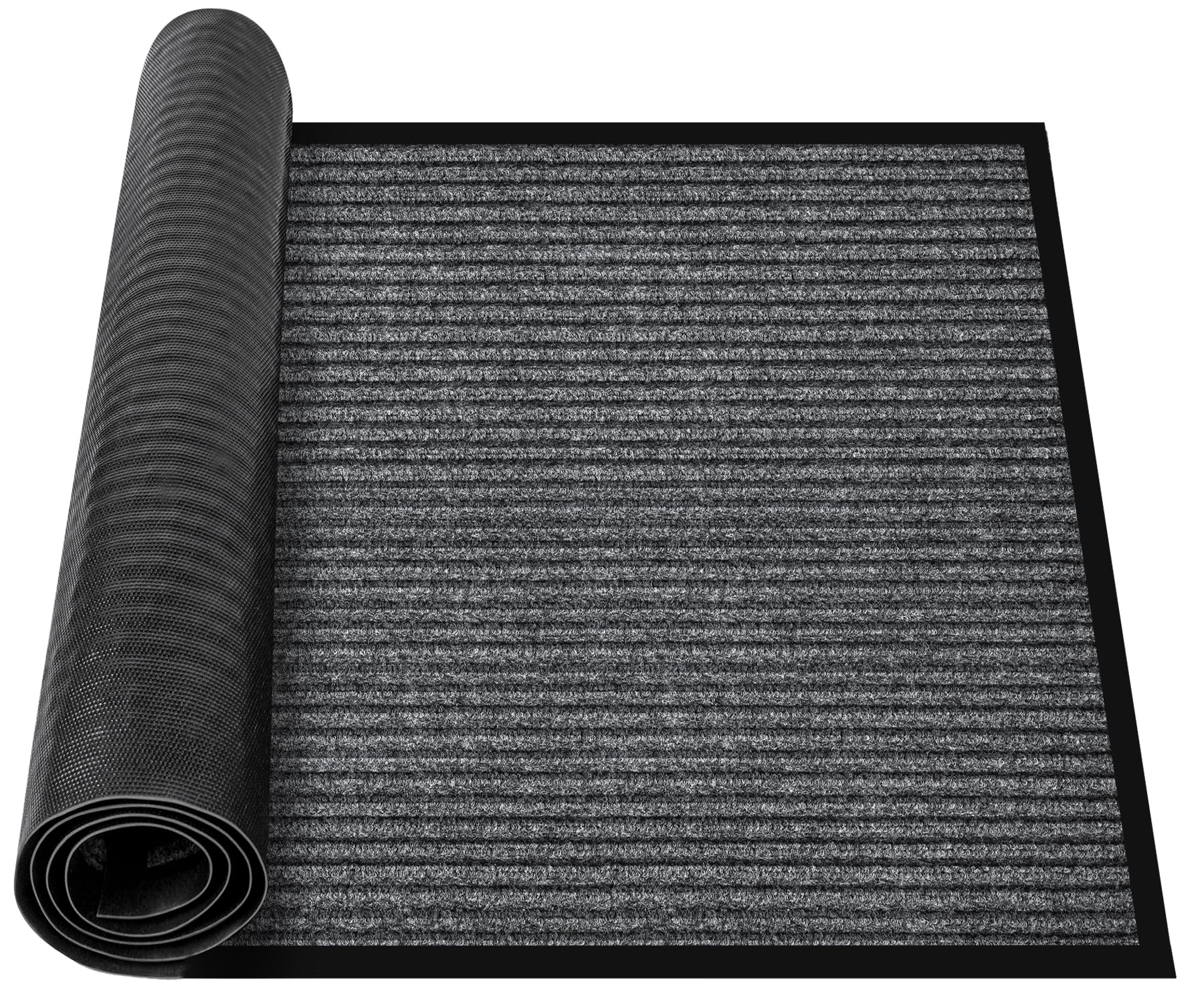 MYFAMIREA Commercial Floor Mat 3' x 5' Extra Large Front Door Industrial Rug Heavy Duty Brush Step Entrance Mat Weather Utility Rug with Non Slip Rubber Backing Low Profile for Entryway, Charcoal Grey — Amazon image 24