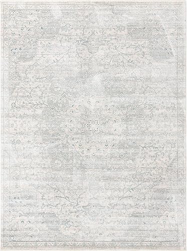 Miniatura 2 de Unique Loom Newport Collection - Alfombra rectangular de olmos (rectangular 9' 0" x 12' 0", grismarfil)