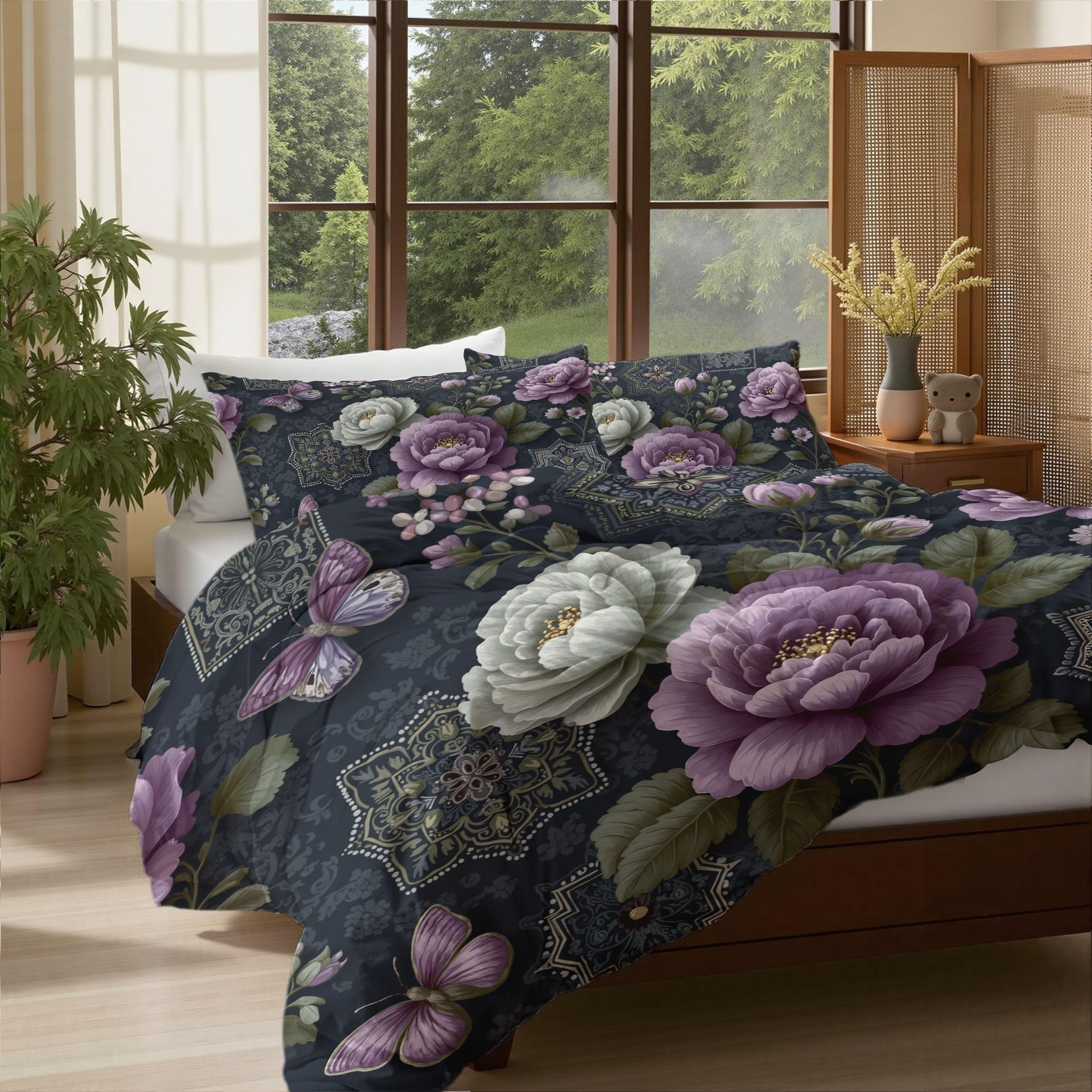Housse de couette 220x240 avec fermeture éclair pour changer votre lit sans effort