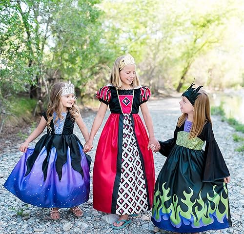 Miniatura 7 de Little Adventures Disfraz de Reina Dragón con corona suave